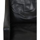 Børge Mogensen 2207 lounge chair in black leather