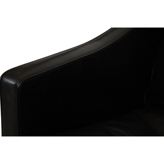 Børge Mogensen 2207 chair in black leather