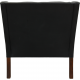 Børge Mogensen 2207 chair in black leather