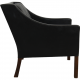 Børge Mogensen 2207 chair in black leather