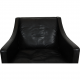 Børge Mogensen 2207 chair in black leather