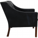 Børge Mogensen 2207 chair in black leather