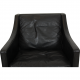 Børge Mogensen 2207 chair in black leather