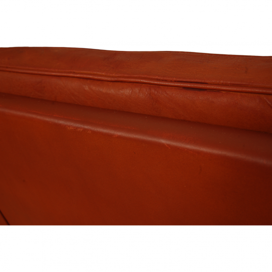 Børge Mogensen 3.seater 2209 sofa in dark red leather