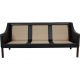 Børge Mogensen 3.seater 2209 sofa in black leather