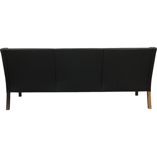 Børge Mogensen 3.seater 2209 sofa in black leather