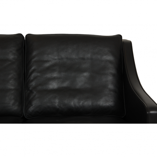 Børge Mogensen 3.seater 2209 sofa in black leather