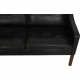 Børge Mogensen 2209 3.seater sofa in black leather