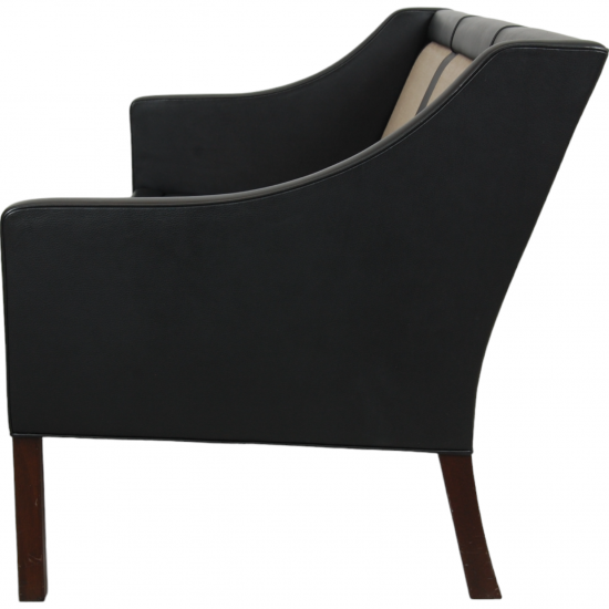 Børge Mogensen 2209 3.seater sofa in black leather