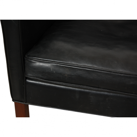 Børge Mogensen 2209 3.seater sofa in black leather