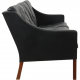 Børge Mogensen 2209 3.seater sofa in black leather