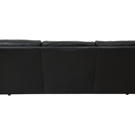 Børge Mogensen 2209 3.seater sofa in black leather