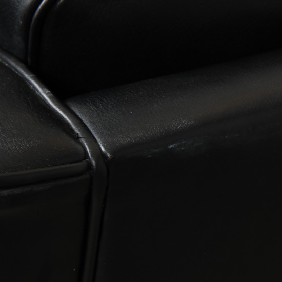 Børge Mogensen 2209 3.seater sofa in black leather