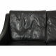 Børge Mogensen 2209 3.seater sofa in black leather