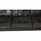 Børge Mogensen 2209 3.seater sofa in black leather