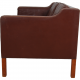 Børge Mogensen 2.seater sofa model 2212 in brown leather