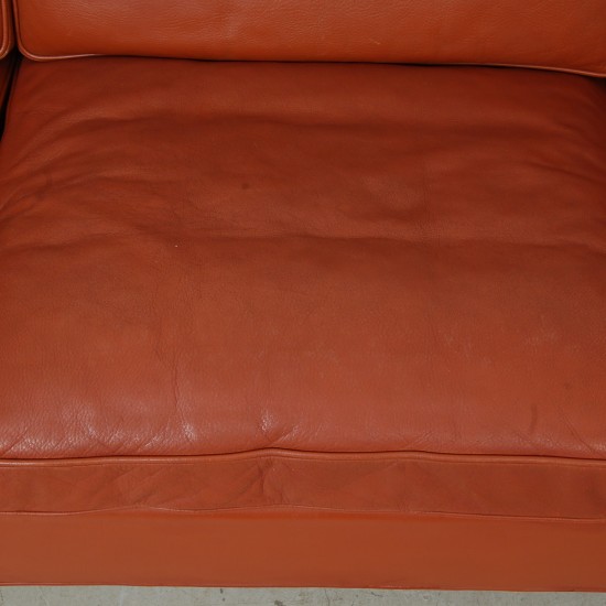 Børge Mogensen 3.seater 2213 sofa in patinated cognac leather