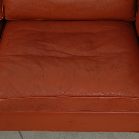 Børge Mogensen 3.seater 2213 sofa in patinated cognac leather