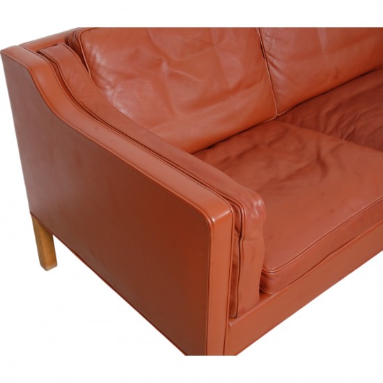 Børge Mogensen 3.seater 2213 sofa in patinated cognac leather