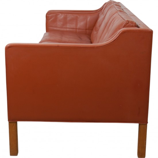 Børge Mogensen 3.seater 2213 sofa in patinated cognac leather