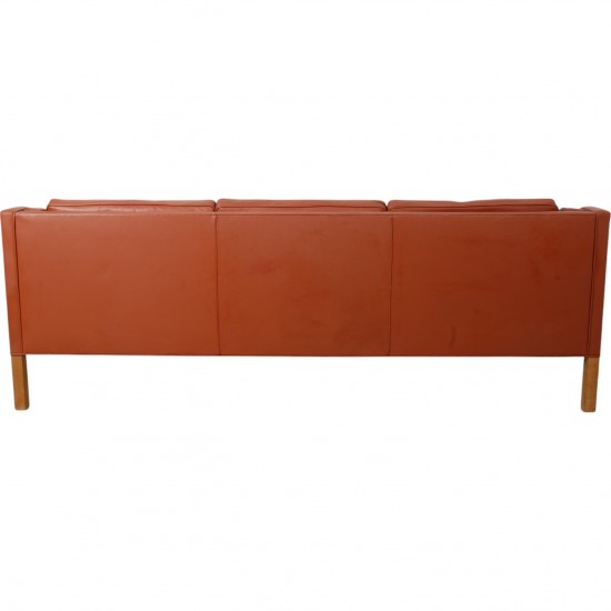 Børge Mogensen 3.seater 2213 sofa in patinated cognac leather