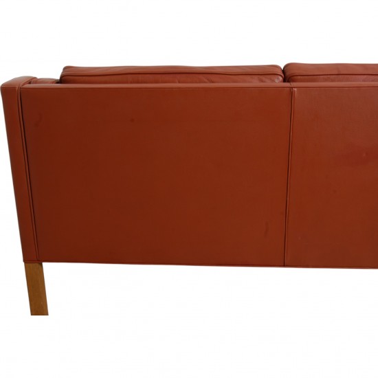 Børge Mogensen 3.seater 2213 sofa in patinated cognac leather