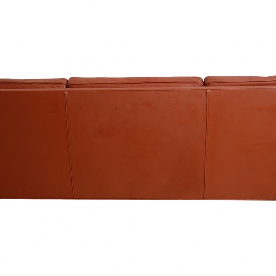 Børge Mogensen 3.seater 2213 sofa in patinated cognac leather