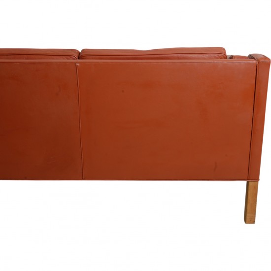 Børge Mogensen 3.seater 2213 sofa in patinated cognac leather