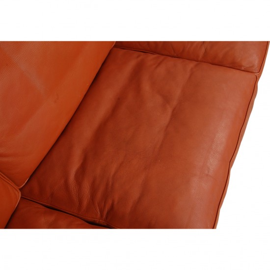 Børge Mogensen 3.seater 2213 sofa in patinated cognac leather