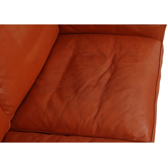 Børge Mogensen 3.seater 2213 sofa in patinated cognac leather