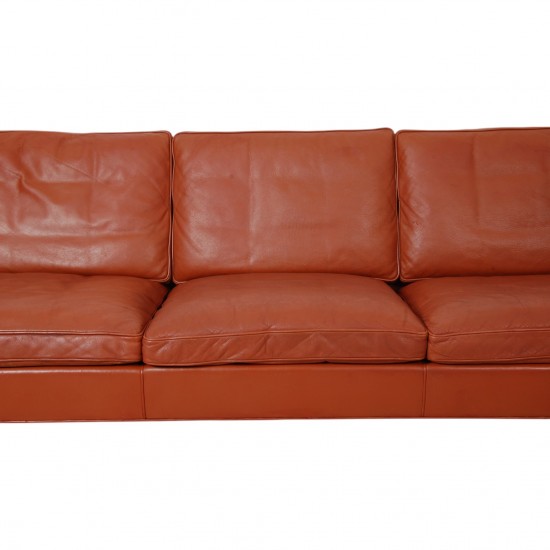 Børge Mogensen 3.seater 2213 sofa in patinated cognac leather