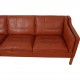 Børge Mogensen 3.seater 2213 sofa in patinated cognac leather