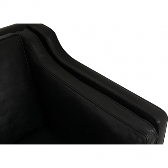 Børge Mogensen 3.seater 2213 sofa in black leather