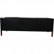 Børge Mogensen 3.seater 2213 sofa in black leather