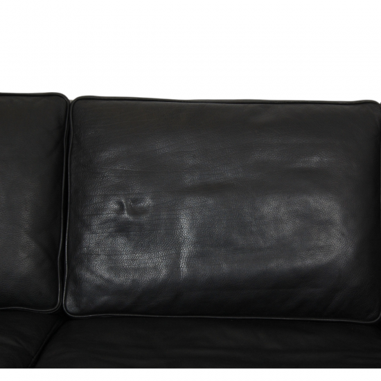 Børge Mogensen 3.seater 2213 sofa in black leather