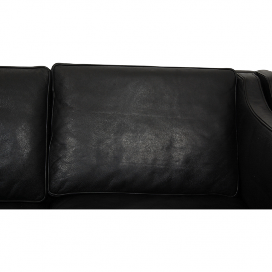 Børge Mogensen 3.seater 2213 sofa in black leather