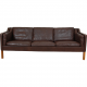 Børge Mogensen 3.seater 2213 sofa in brown leather