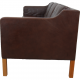 Børge Mogensen 3.seater 2213 sofa in brown leather