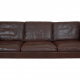 Børge Mogensen 3.seater 2213 sofa in brown leather