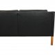 Børge Mogensen 2213 3.seater sofa in black leather