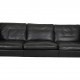 Børge Mogensen 2213 3-personers sofa i sort læder