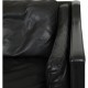 Børge Mogensen 2213 3.seater sofa in black leather