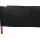 Børge Mogensen 2213 3.seater sofa in black leather