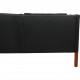 Børge Mogensen 2213 3.seater sofa in black leather