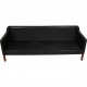 Børge Mogensen 2213 3.seater sofa in black leather