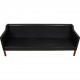 Børge Mogensen 2213 3.seater sofa in black leather