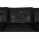 Børge Mogensen 2213 3.seater sofa in black leather