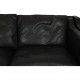 Børge Mogensen 2213 3.seater sofa in black leather