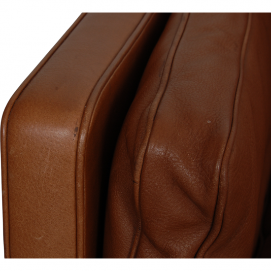 Børge Mogensen 2213 sofa in brown leather