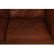 Børge Mogensen 2213 sofa in brown leather